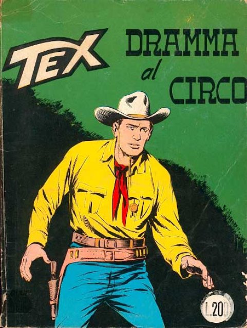 Tex Nr. 066: Dramma al circo front cover (Italian).