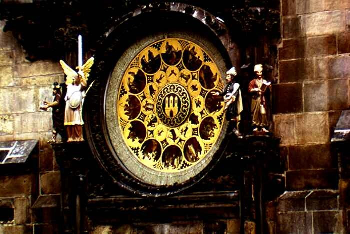 Figure 2 - Astronomical clock at Tynsky Chram.