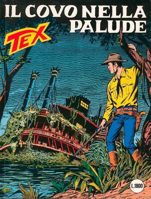 Tex Nr. 353: Il covo nella palude front cover (Italian).