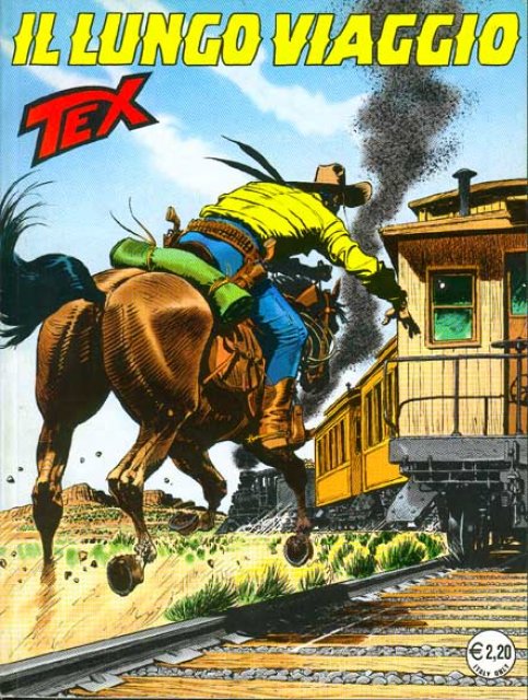 Tex Nr. 515: Il lungo viaggio front cover (Italian).