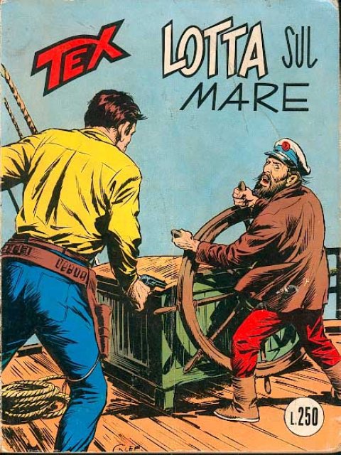 Tex Nr. 156: Lotta sul mare front cover (Italian).