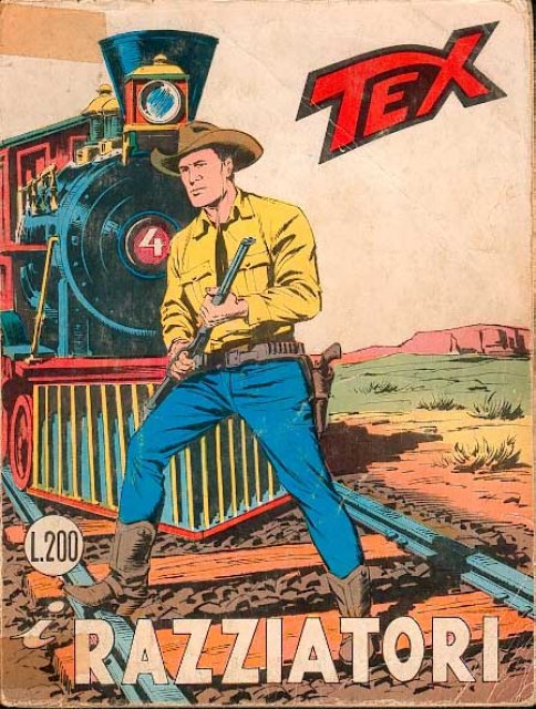 Tex Nr. 098: I razziatori front cover (Italian).