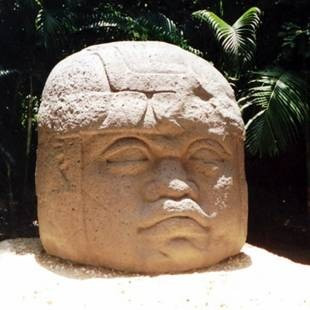 An Olmec head