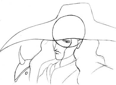 How to Draw D from Vampire Hunter D 