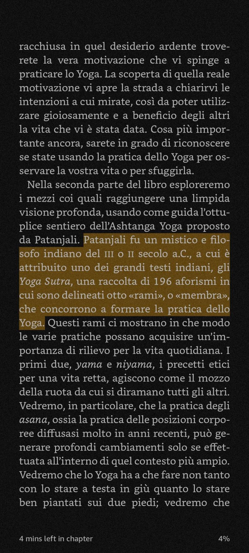 8 limes yoga sutra appunti