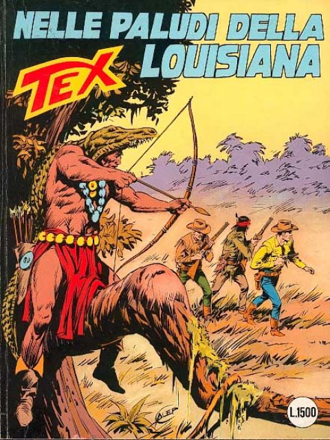 Tex Nr. 331: Nelle paludi della Louisiana front cover (Italian).