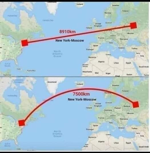 Why Are Airplane Flights Not Straight Lines?