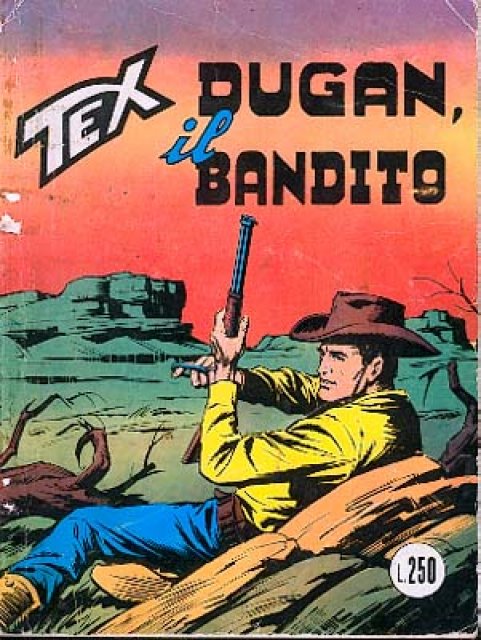 Tex Nr. 121: Dugan, il bandito front cover (Italian).