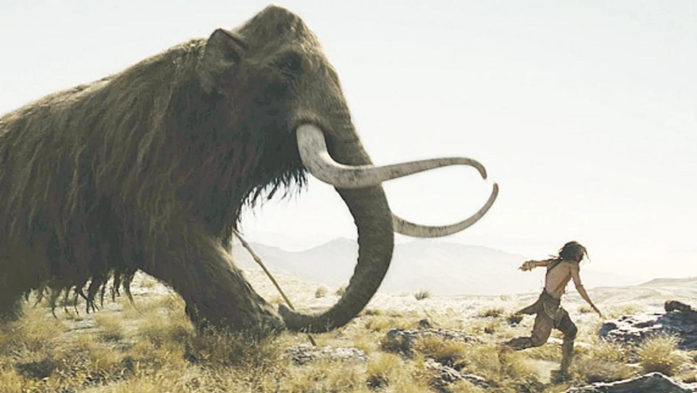 The Mammoth is the most classic representative of the gigantic Pleistocene fauna. Here in the film 1