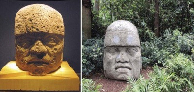 Olmec heads