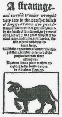 Skeleton of a giant dog: could it be the remains of the legendary black shuck?