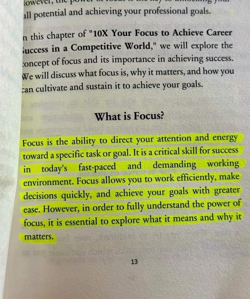 10X Your Focus