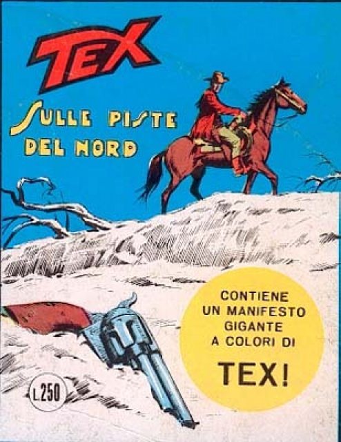 Tex Nr. 122: Sulle piste del Nord front cover (Italian).