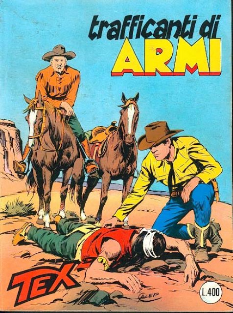 Tex Nr. 212: Trafficanti di armi front cover (Italian).