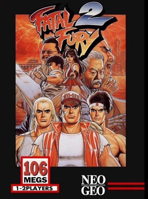 Fatal Fury 2 NeoGeo cover.