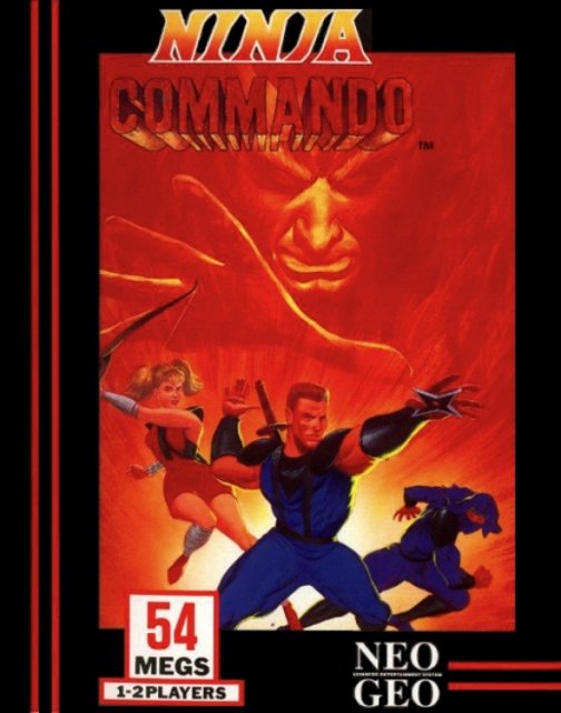 Ninja Commando NeoGeo cover.