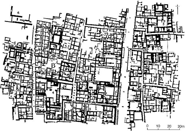 Mohenjo-daro site plan