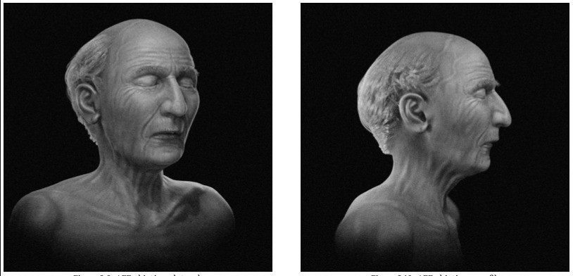 Recreated the face of Pharaoh Ramses II at 90
