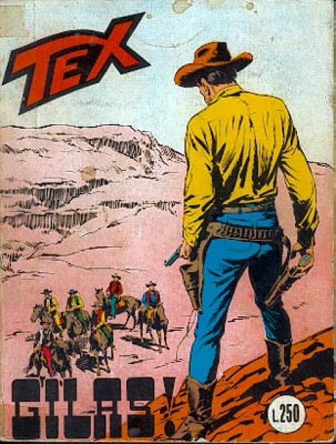 Tex Nr. 107: Gilas! front cover (Italian).