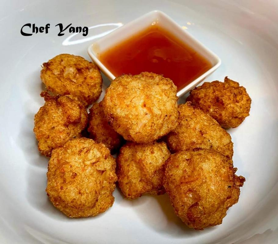 Sweet and Sour Shrimp Balls 甜酸蝦球