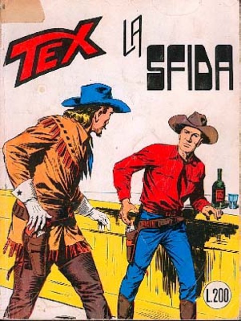 Tex Nr. 082: La sfida front cover (Italian).