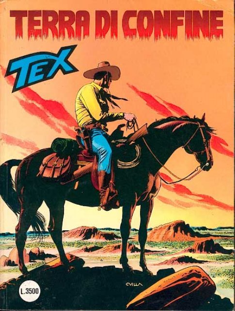 Tex Nr. 469: Terra di confine front cover (Italian).