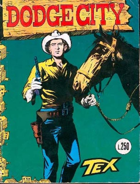 Tex Nr. 018: Dodge City front cover (Italian).