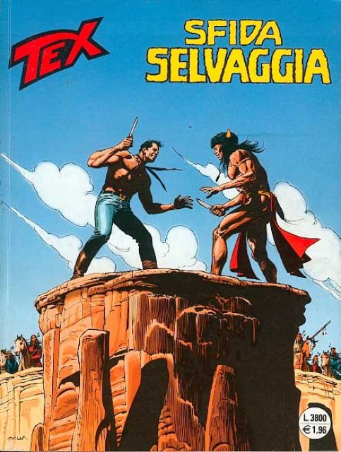 Tex Nr. 477: Sfida selvaggia front cover (Italian).