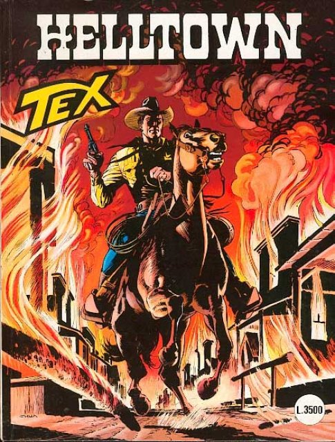 Tex Nr. 464: Helltown front cover (Italian).