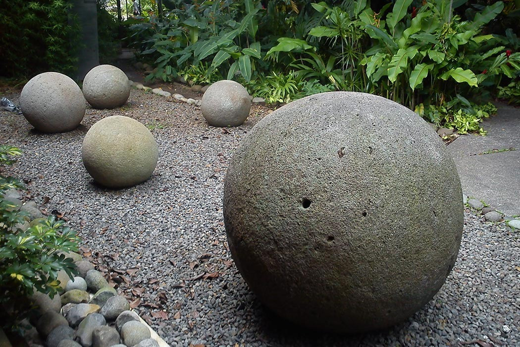 Costa Rica is a lush, tropical land: the spheres were found in the middle of the jungle, in an area 