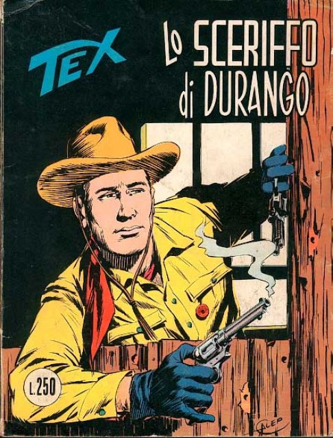 Tex Nr. 159: Lo sceriffo di Durango front cover (Italian).