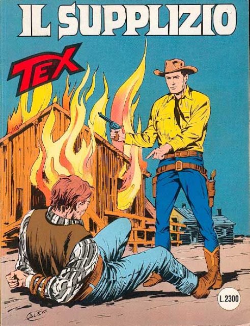 Tex Nr. 386: Il supplizio front cover (Italian).