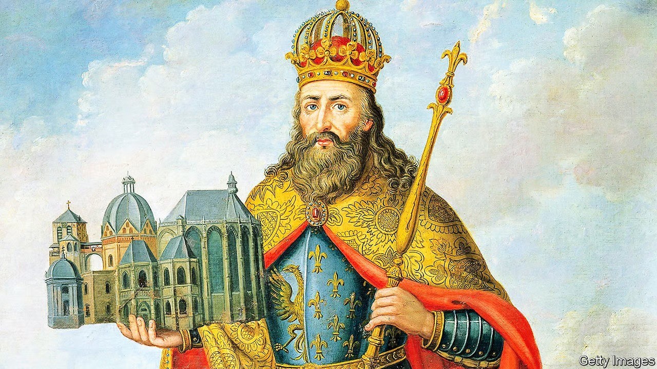 Charlemagne, the emperor of the Holy Roman Empire