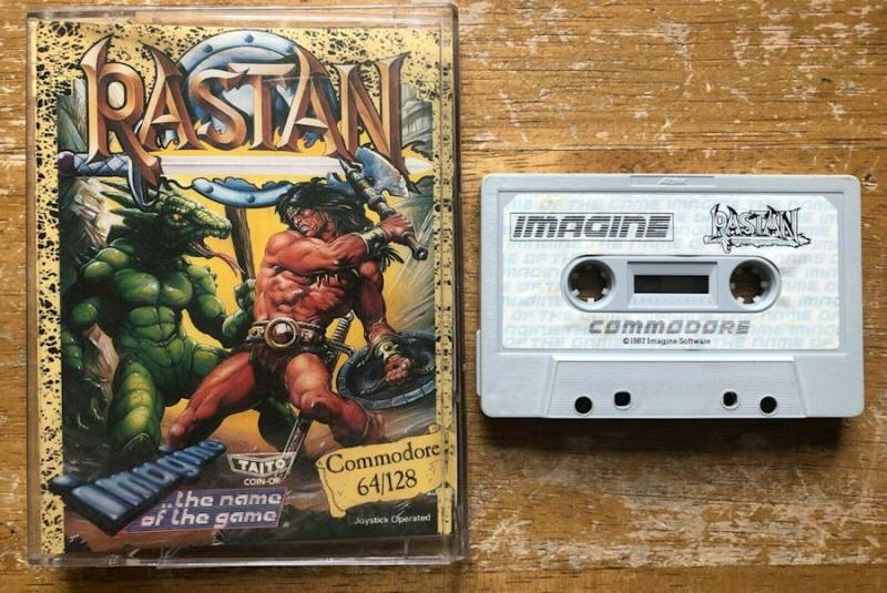 The defective version of Rastan for the Commodore 64