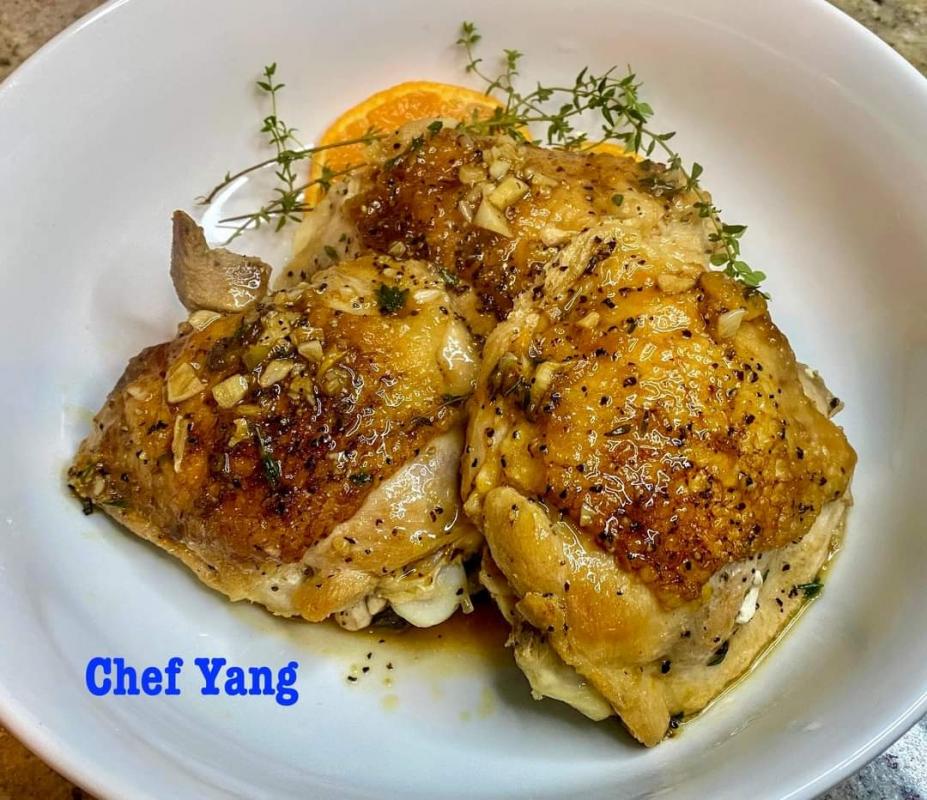 Chicken with Orange Butter Sauce