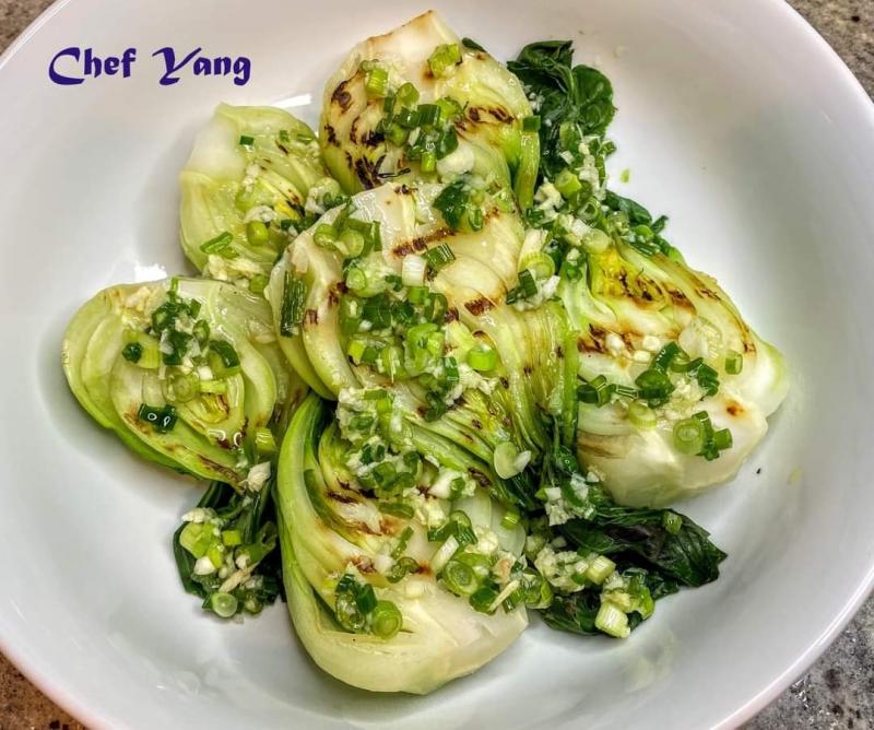 Grilled Bok Choy