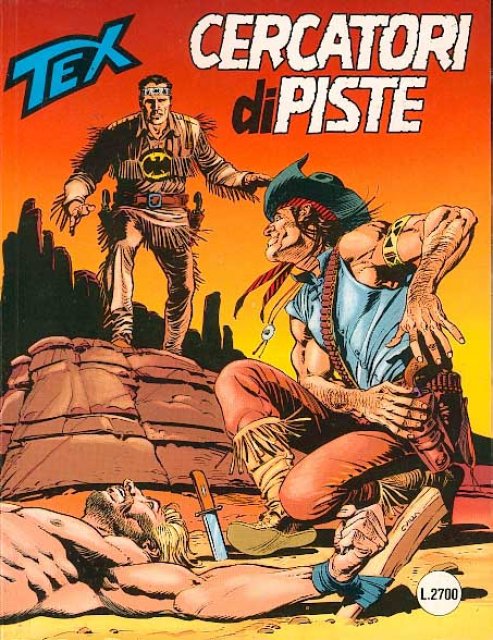 Tex Nr. 417: Cercatori di piste front cover (Italian).