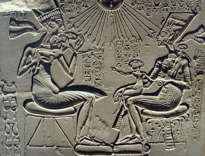 The reason for Akhenaten's fame over the centuries was undoubtedly Aton, the solar disk he worshippe