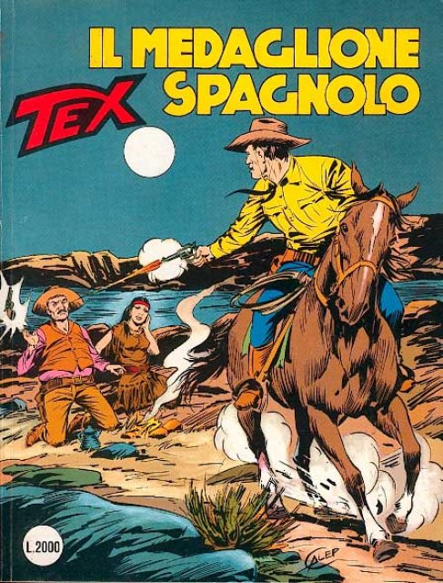 Tex Nr. 364: Il medaglione spagnolo front cover (Italian).