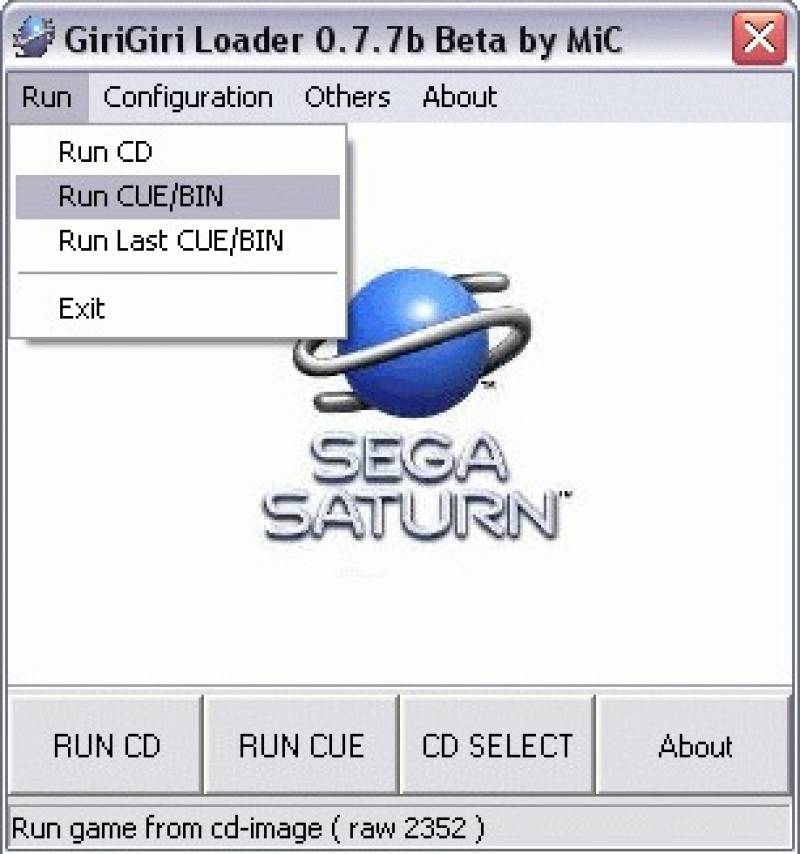 Tutorial para o emulador de Sega Saturn: Giri Giri Hack