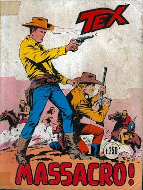 Tex Nr. 109: Massacro! front cover (Italian).