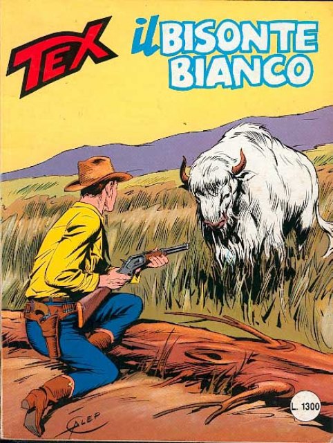 Tex Nr. 316: Il bisonte bianco front cover (Italian).