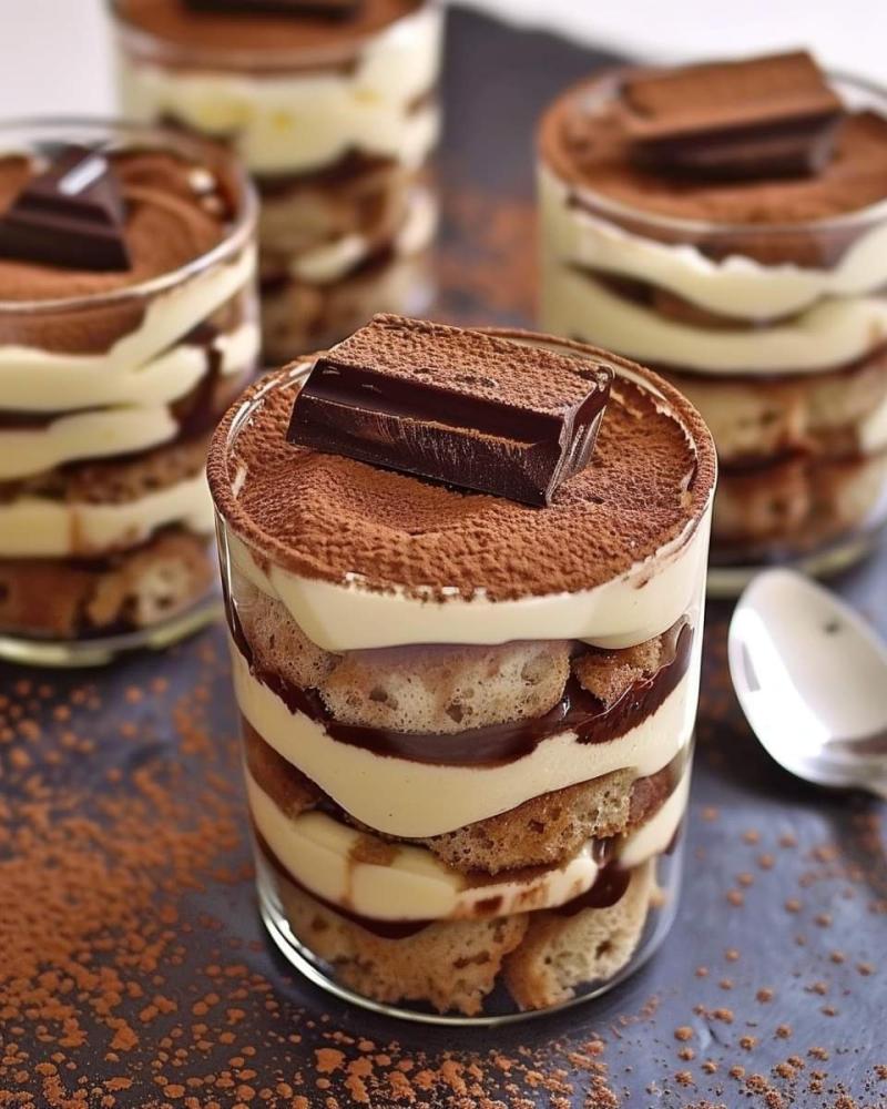 Chocolate Tiramisu 🍫✨