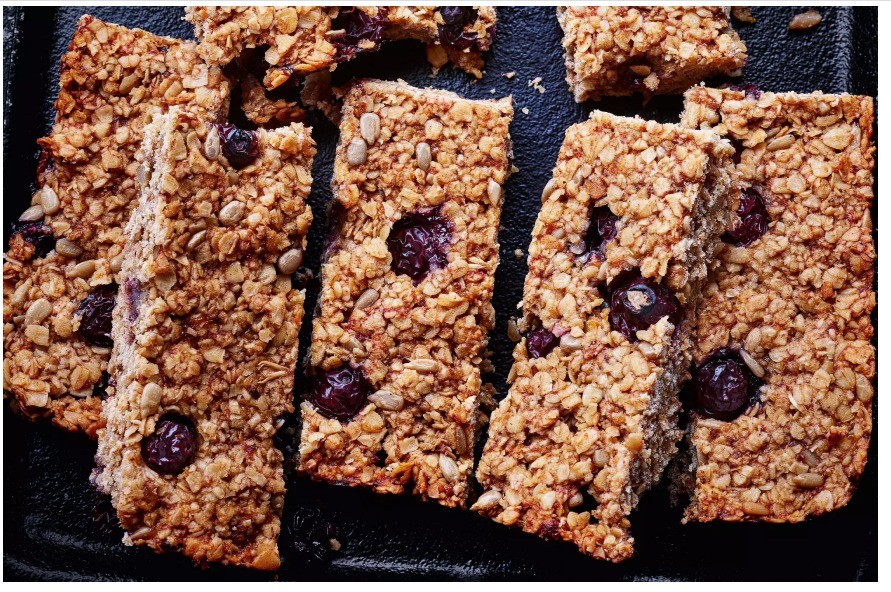 Blueberry oat bars