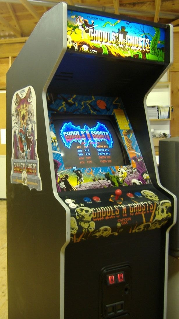 Ghouls'n ghosts arcade cabinet