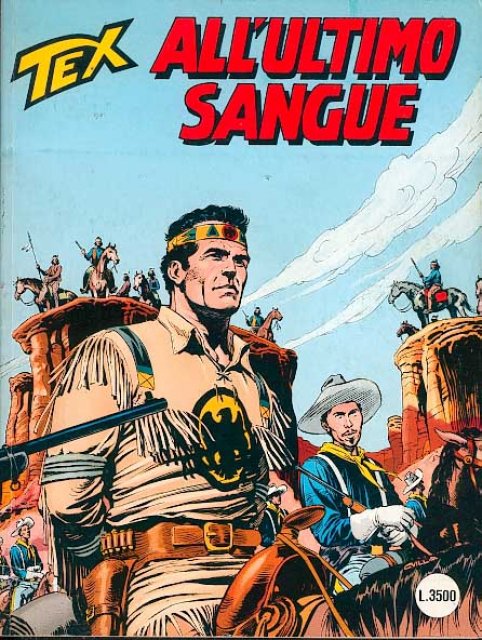Tex Nr. 460: All'ultimo sangue front cover (Italian).