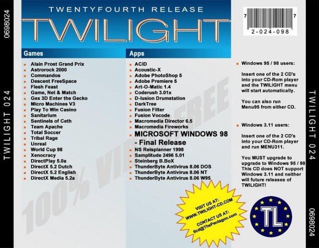 Twilight Dutch Edition - Twentyfourth Release back cover.