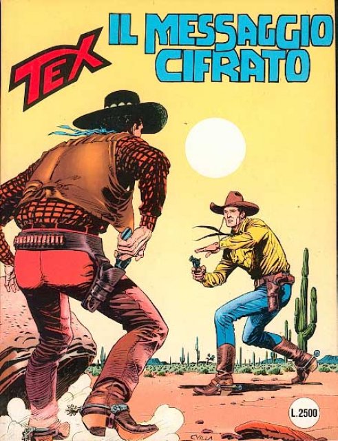 Tex Nr. 405: Il messaggio cifrato front cover (Italian).