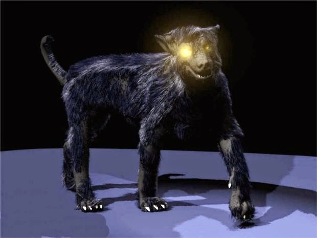 Skeleton of a giant dog: could it be the remains of the legendary black shuck?