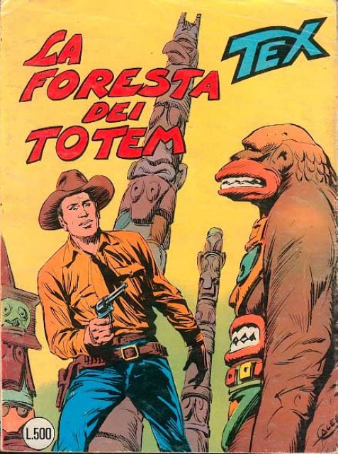 Tex Nr. 221: La foresta dei totem front cover (Italian).